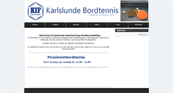 Desktop Screenshot of bordtennis.karlslunde-if.dk